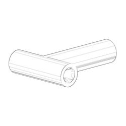 Dornbracht Halter für Papierrollenhalter, 57x13x40mm, Schwarz matt, 05179756... DORNBRACHT-05179756201-33 4029011822322 (Abb. 1)