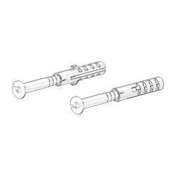Dornbracht Befestigungsschraube, Halbrundkopf 4,5x40mm, 0530310020090... DORNBRACHT-0530310020090 4029011644740 (Abb. 1)
