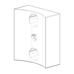 Dornbracht Halter für Glashalter und Spender, 40x34x15mm, Chrom, 081010530-00... DORNBRACHT-081010530-00 4029011418822 (Abb. 1)