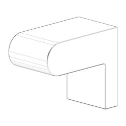 Dornbracht Halter für Wannengriff rechts, 40x60x73mm, Chrom, 081767501-00... DORNBRACHT-081767501-00 4029011564147 (Abb. 1)