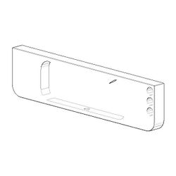 Dornbracht Halter für Papierrollenhalter, 143x35x10mm, Chrom, 081771505-00... DORNBRACHT-081771505-00 4029011456633 (Abb. 1)