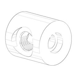 Dornbracht Halter für Handtuchring, 22x22x23mm, Chrom, 081789550-00... DORNBRACHT-081789550-00 4029011361937 (Abb. 1)