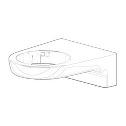 Dornbracht Halter, 80x34x100mm, Weiß matt, 081790507-10... DORNBRACHT-081790507-10 4029011618659 (Abb. 1)