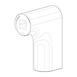 Dornbracht Halter für Handtuchhalter Ersatzteile 081790509 25x70x50mm chrom... DORNBRACHT-081790509-00 4029011614811 (Abb. 1)