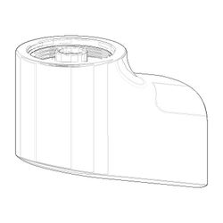 Dornbracht Halter für Leuchte Ersatzteile 081790511 46x67x80mm chrom... DORNBRACHT-081790511-00 4029011614873 (Abb. 1)