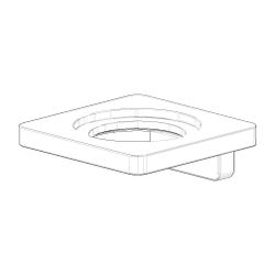 Dornbracht Halter für Glashalter Ersatzteile 081795507 100x36x100mm chrom... DORNBRACHT-081795507-00 4029011537431 (Abb. 1)