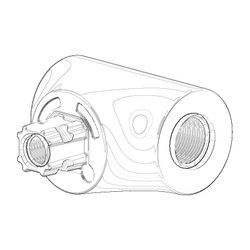 Dornbracht Halter für Wannengriff Ersatzteile 081795562 37x22x39mm chrom... DORNBRACHT-081795562-00 4029011533204 (Abb. 1)