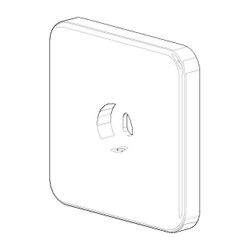 Dornbracht Halter für Duschgarnitur, 63x63x9mm, Chrom, 081796507-00... DORNBRACHT-081796507-00 4029011462337 (Abb. 1)