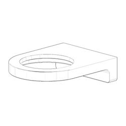Dornbracht Halter für Glashalter, 77x26x101mm, Chrom, 081796515-00... DORNBRACHT-081796515-00 4029011652769 (Abb. 1)