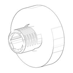Dornbracht Adapter Ersatzteile 081797513 40x25mm chrom... DORNBRACHT-081797513-00 4029011500428 (Abb. 1)