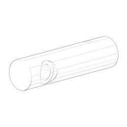 Dornbracht Halter für Handtuchring, 13x50mm, Platin gebürstet, 081797568-06... DORNBRACHT-081797568-06 4029011499036 (Abb. 1)