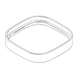 Dornbracht Halter, Platin gebürstet, 081797575-06... DORNBRACHT-081797575-06 4029011689406 (Abb. 1)