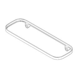 Dornbracht Halter für Seifenablage, 300x26,5x101mm, Weiß matt, 081797578-10... DORNBRACHT-081797578-10 4029011903915 (Abb. 1)