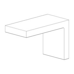 Dornbracht Halter für Badetuchhalter, 45x60x90mm, Chrom, 081798501-00... DORNBRACHT-081798501-00 4029011494802 (Abb. 1)