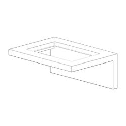 Dornbracht Halter Ersatzteile 081798504 150x60x110mm chrom... DORNBRACHT-081798504-00 4029011495526 (Abb. 1)