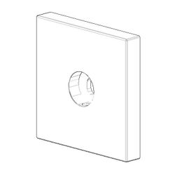 Dornbracht Halter für Symetrics Duschgarnitur, 60x60x25mm, Platin gebürstet, 0... DORNBRACHT-081798507-06 4029011588235 (Abb. 1)
