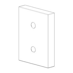 Dornbracht Abdeckung, 45x60x10mm, Chrom, 081798557-00... DORNBRACHT-081798557-00 4029011632389 (Abb. 1)