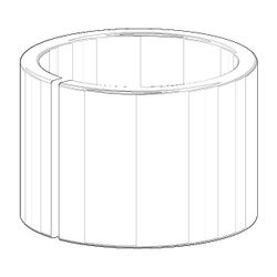 Dornbracht Hülse für Duschgarnitur, 19,50x0,75mm, 08184052190... DORNBRACHT-08184052190 4029011326868 (Abb. 1)