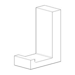 Dornbracht Haken, 19x35x44mm, Messing gebürstet, 081860521-28... DORNBRACHT-081860521-28 4029011867729 (Abb. 1)
