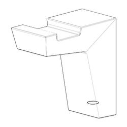 Dornbracht Haken, 22x45x45mm, Champagne, 081860528-47... DORNBRACHT-081860528-47 4029011597183 (Abb. 1)