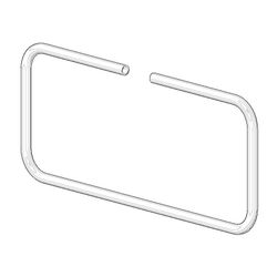 Dornbracht Halter Ersatzteile 081880519 320x140x10mm chrom... DORNBRACHT-081880519-00 4029011458644 (Abb. 1)