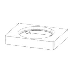 Dornbracht Gehäuse für Toilettenbürstengarnitur, 152x118x25mm, Chrom, 08230150... DORNBRACHT-082301506-00 4029011455773 (Abb. 1)