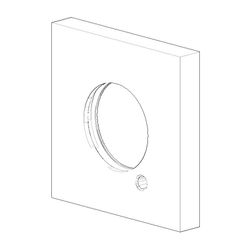 Dornbracht Rosette, 55,5x55,5x8,5mm, Chrom, 082797503-00... DORNBRACHT-082797503-00 4029011498565 (Abb. 1)