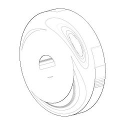 Dornbracht Rosette, 30x8mm, Chrom, 083011521-00... DORNBRACHT-083011521-00 4029011367663 (Abb. 1)