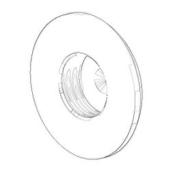 Dornbracht Abdeckung, 30x9,5mm, Chrom, 083030501-00... DORNBRACHT-083030501-00 4029011367670 (Abb. 1)