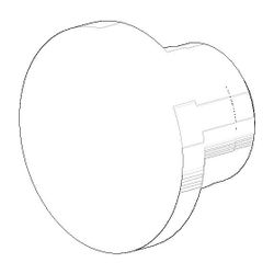Dornbracht Stopfen Ersatzteile 083120524 22x14mm chrom... DORNBRACHT-083120524-00 4029011426520 (Abb. 1)