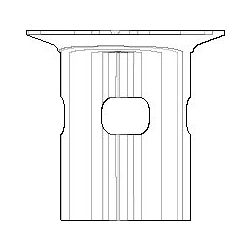 Dornbracht Kelch für Ablaufgarnitur, 1 1/4", Platin gebürstet, 091101027-06... DORNBRACHT-091101027-06 4029011446962 (Abb. 1)