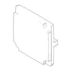 Dornbracht Abdeckung für Seitenbrause, EPS, 09110109690... DORNBRACHT-09110109690 4029011504556 (Abb. 1)