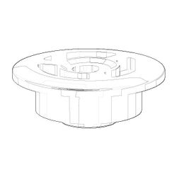 Dornbracht Rosette für Überlauf, Chrom, 091101107-00... DORNBRACHT-091101107-00 4029011521171 (Abb. 1)