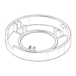 Dornbracht Rosette für Überlauf mit Wanneneinlauf, Chrom, 091101108-00... DORNBRACHT-091101108-00 4029011521188 (Abb. 1)