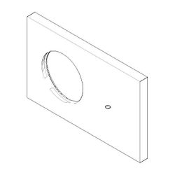 Dornbracht Rosette, 78x125x8mm, Champagne 22kt Gold, 091101173-47... DORNBRACHT-091101173-47 4029011580185 (Abb. 1)