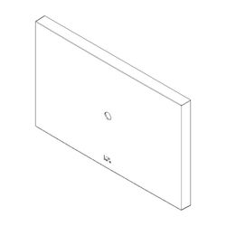 Dornbracht Abdeckung, 240x150x16mm, Chrom, 091101179-00... DORNBRACHT-091101179-00 4029011653780 (Abb. 1)