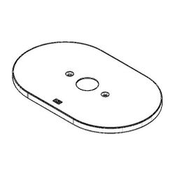 Dornbracht Rosette für Pressure Balance Valve, 245x145x9mm, Platin gebürstet, ... DORNBRACHT-091102055-06 4029011499500 (Abb. 1)