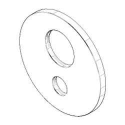 Dornbracht Rosette, 150x10mm, Chrom, 091102068-00... DORNBRACHT-091102068-00 4029011418839 (Abb. 1)