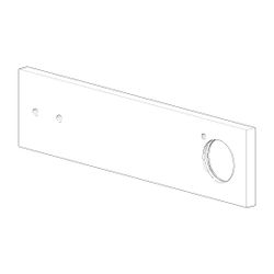 Dornbracht Rosette Ersatzteile 091102119 240x60x9mm chrom... DORNBRACHT-091102119-00 4029011498770 (Abb. 1)