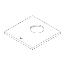 Dornbracht Rosette für xSTREAM Brause, 154x154x9,5mm, Chrom, 091102130-00... DORNBRACHT-091102130-00 4029011536489 (Abb. 1)