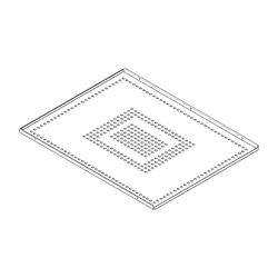 Dornbracht Sensory Sky Abdeckung Ersatzteile 091102146 790x610x22mm Edelstahl ... DORNBRACHT-091102146-86 4029011668647 (Abb. 1)