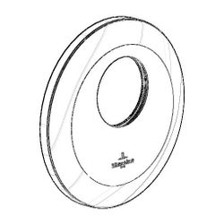 Dornbracht xTool Rosette Ersatzteile 091102164 124x13mm chrom... DORNBRACHT-091102164-00 4029011542350 (Abb. 1)