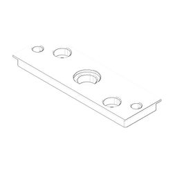 Dornbracht Abdeckung Ersatzteile 091102237 177,2x57,2x14mm schwarz matt... DORNBRACHT-091102237-33 4029011635878 (Abb. 1)