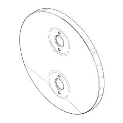 Dornbracht Rosette, 150x9mm, Chrom, 091102242-00... DORNBRACHT-091102242-00 4029011644122 (Abb. 1)