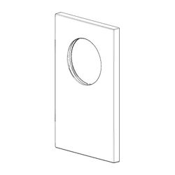 Dornbracht Rosette für Brause, 90x150x9,2mm, Chrom, 091102257-00... DORNBRACHT-091102257-00 4029011649950 (Abb. 1)