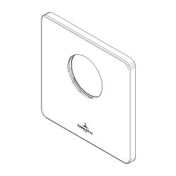 Dornbracht Rosette für xTool, 120x120x9mm, Chrom, 091102277-00... DORNBRACHT-091102277-00 4029011654954 (Abb. 1)
