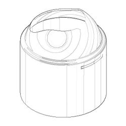 Dornbracht Haube, 45x47,5mm, Cyprum, 091102287-49... DORNBRACHT-091102287-49 4029011678226 (Abb. 1)