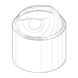 Dornbracht Haube/Hülse, 45x47,5mm, Platin matt, 091102292-06... DORNBRACHT-091102292-06 4029011680670 (Abb. 1)