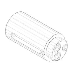 Dornbracht Anschluss, 35x72mm, Chrom, 091110042-00... DORNBRACHT-091110042-00 4029011362644 (Abb. 1)