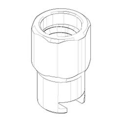 Dornbracht Anschluss, 20x32mm, roh vernickelt, 091110079-07... DORNBRACHT-091110079-07 4029011557156 (Abb. 1)